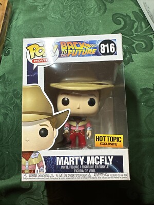Funko Pop Marty McFly 816 – Retour Vers Le Futur – Exclusive Hot Topic – 9 Cm