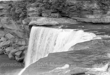 Vintage Medium Format  2" x 3" B&W Negative Cumberland Gorge Waterfall