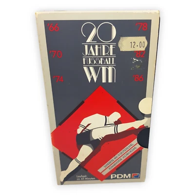 20 Jahre Fussball WM VHS Videokassette Fußball 1966 70 74 87 82 1986 Deutschland - Bild 1 von 4