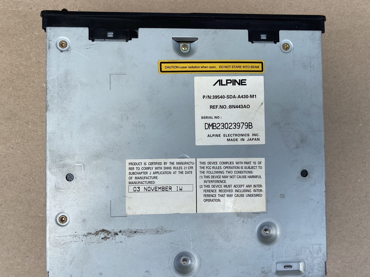2003-2005 HONDA Accord Navigation GPS Map Disc Drive DVD-ROM