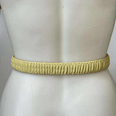 Ann Taylor Belt Green Ruche Leather Waist Dress Women's Size L | eBay Ann Taylor Belt Green Ruche Leather Waist Dress Women's Size L | eBay