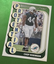 2024 Panini Score - MIAMI DOPLHINS - RC Rookie - PROtential - Chop Robinson #9