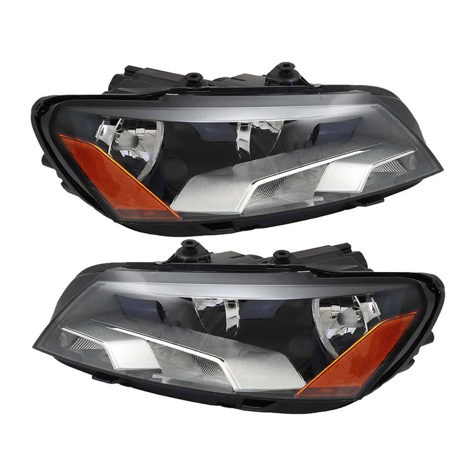 For 2012-2015 Volkswagen Passat Left&Right Side Headlights Headlamps Assembly Foto 3 de 4