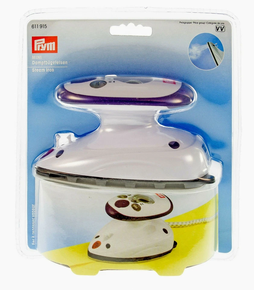 Ferro da stiro PRYM da viaggio a VAPORE MINI - Mini Reise-Dampfbügeleisen PRYM
