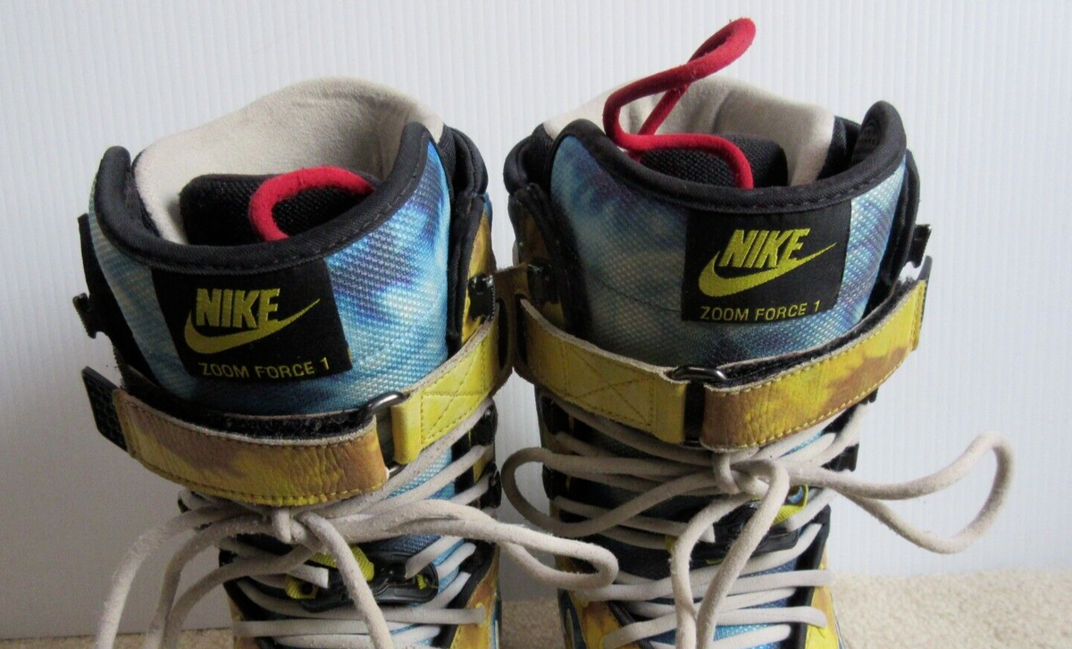 Nike Zoom Force I ZF1 334841-471 Men's Yellow/Blue Snowboard Nike Zoom Force I ZF1 334841-471 Men's Yellow/Blue Snowboard