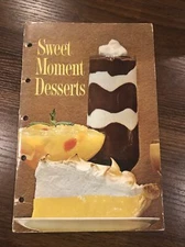 Vintage Cookbook General Foods Sweet Moment Desserts 1963 Recipe Paperback Book