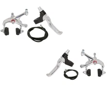 ALTA Bike 570A Alloy FRONT&REAR Brake Complete Set Silver Side Pull BMX CRUSIER