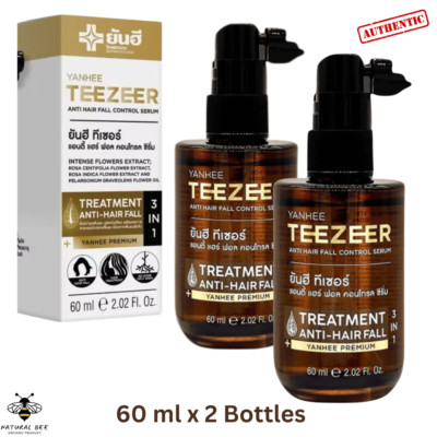 Yanhee Teezeer Anti Hair fall Serum Damaged Hair loss Nourishes Scalp care 60 ml