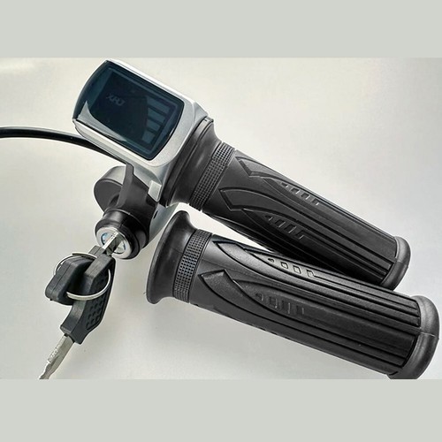 Electric Bike Throttle Grip ABS + Rubber 6 Pin Waterproof Interface Black 48V - Picture 23 of 29