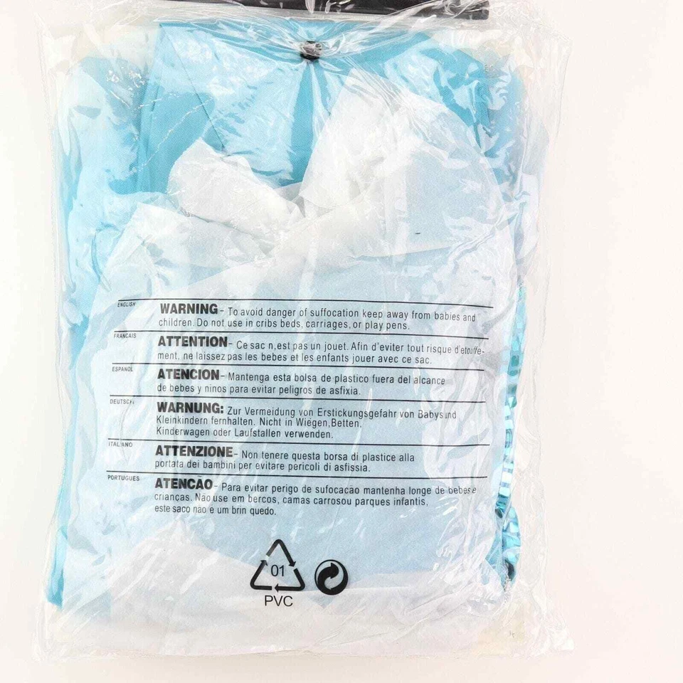 Nuevo vestido de lentejuelas azul Ice Queen para niñas con superposición de copo de nieve talla mediana 8-10 Foto 3 de 3