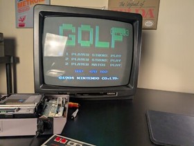 Golf (Nintendo NES, 1985) Game Only | Tested | Authentic