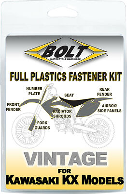 Bolt Full Plastic Fastener Kit Kawasaki 1994-1997 KX125 / KX250