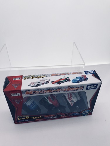 Takara Tomy Disney Pixar Cars2 Racer 3 Cars Set Japan Disney Limited 2007 NEW - Picture 2 of 10