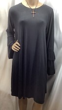 Isabel Maternity Dress Womens Large Black Long Flare Sleeve RSG220922/RB1