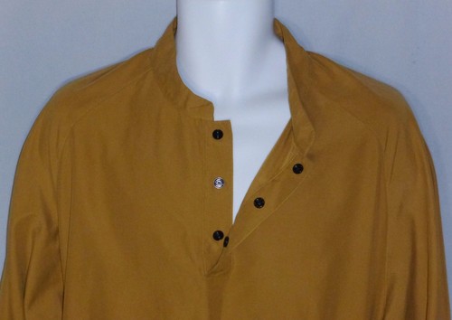 Men's FootJoy Golf Pullover Size M Windbreaker 1/4 Snap Long Sleeve Brown - Picture 7 of 7