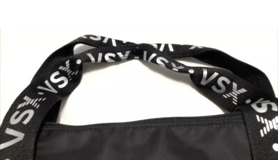 Victoria's Secret VSX BLACK Travel Duffle Packable Gym Bag Medium