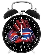   Buffalo Bills Football Alarm Desk Clock Home Decor F118 Nice Gift 