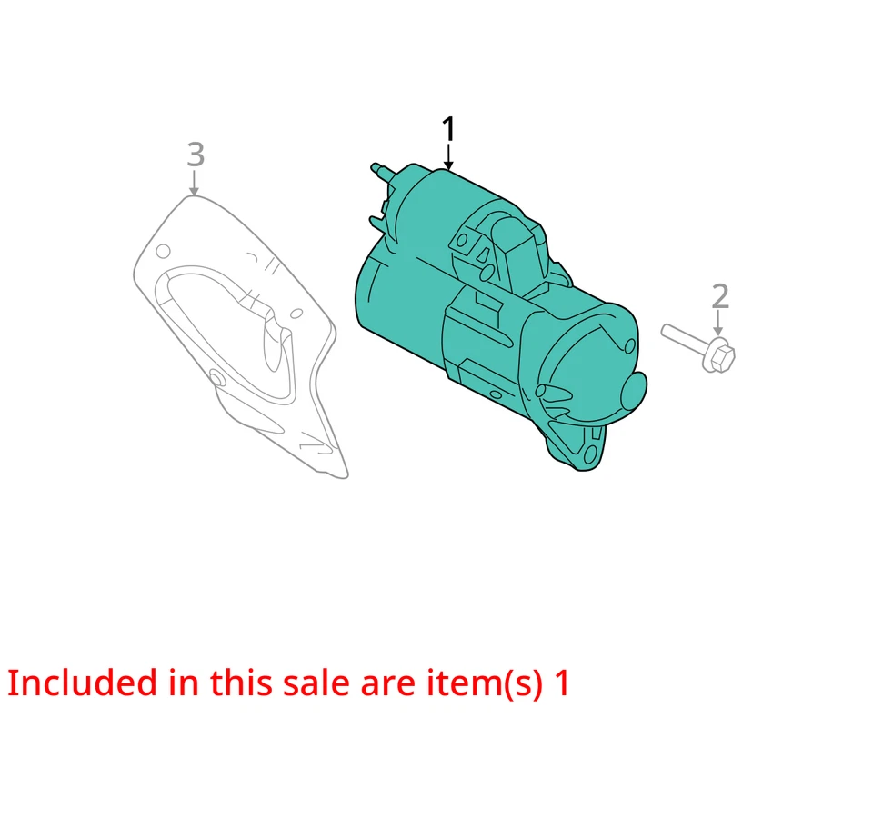 Motor de arranque Chrysler 300 2006-2023 OEM Foto 3 de 4