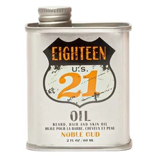 Noble Oud Beard Hair and Skin Oil by 18.21 Man Made for Men - 2 oz Oil