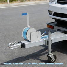 2041.17kg / 4500lbs Winde Hochleistungs-Anh&auml;ngerwinde Manuelle Winde Mit Griff