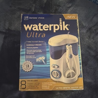 Waterpik Ultra Dental Water Jet Water Flosser, 10 Pressure Settings, Compact