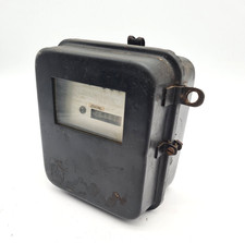 Ancien compteur électrique décoration industrielle loft vintage  - D8