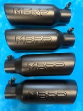 Mbrp T5150blk Black Exhaust Tips Set Of 4 - Newopen Box Mbrp T5150blk Black Exhaust Tips Set Of 4 - Newopen Box