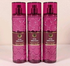 NEW Bath  Body Works Lot of 3 Bottles Pink Obsessed Fragrance Mist Spray 8 oz