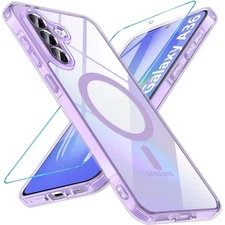 For A36 5G Case,A36 5G Case Magnetic with Screen Protector, Military Shockproof