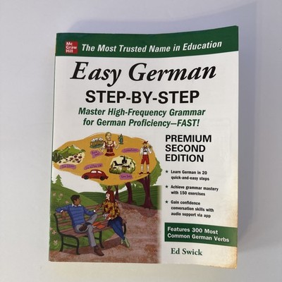 Easy German Step-by-Step Ed Swick McGraw Hill Premium 2nd Edition