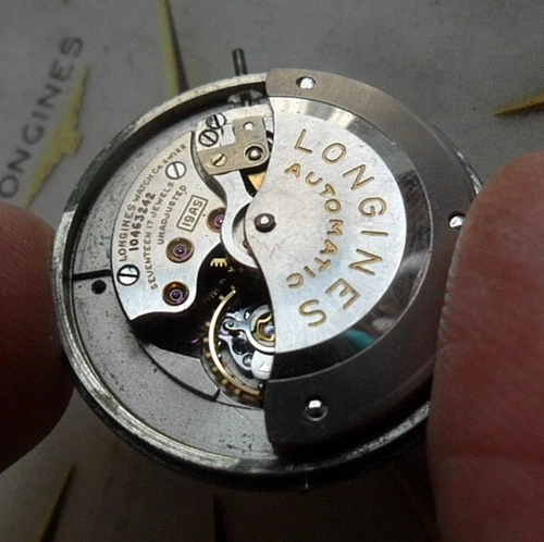 Vintage Men's Longines Automatic Swiss Watch 19AS Movement Dial & Hands 4 Parts