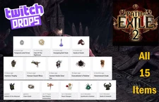 Path of Exile 2 Twitch Drops - Hands of Xesht + 12 More - 15 PoE 2 Items/Skins