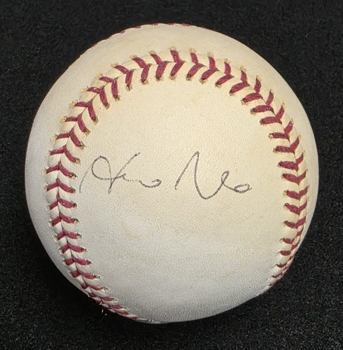 HIDEO NOMO Signed Official Baseball-LOS ANGELES DODGERS-JSA