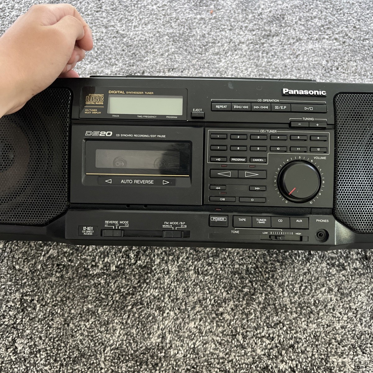 Panasonic RX-DS30 Portable Stereo Digital CD System untested for