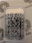 Marquee Peacock Silver Bar  1 oz .9999 Fine Silver Bar Scottsdale MINT