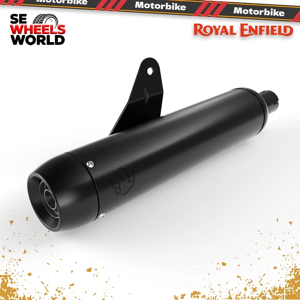Royal Enfield genuine black tapered silencer-in for Classic UCE 350 1990727 - Image 2 of 3