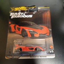 Fast and Furious Hot Wheels McLaren Senna Mini Car Real Rider