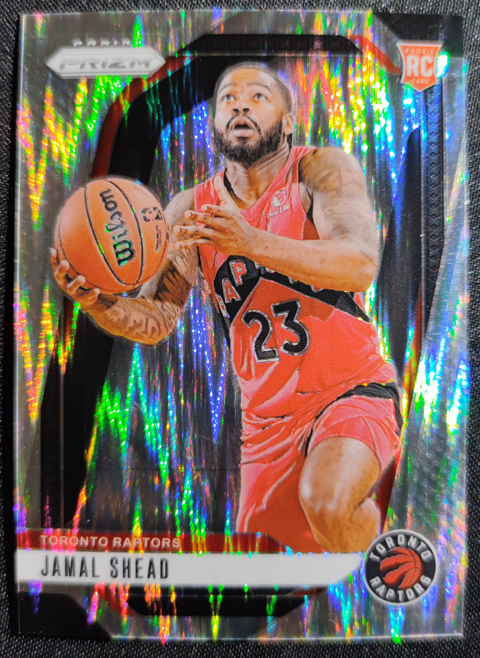 Jamal Shead 2024-25 Panini Prizm 148/249 Silver Skewed RC Rookie Raptors #241