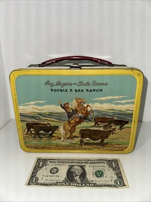 Vintage Roy Rogers and Dale Evans Vintage Metal Lunchbox 1955 | eBay