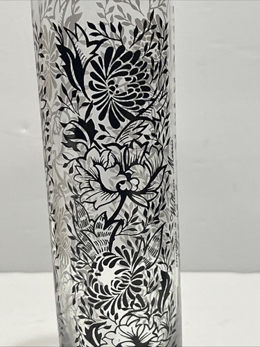 Egizia Argento Omaggio A William Morris Foundation Floral Glass Vase 10 1/4” T - Picture 8 of 8
