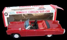 BANDAI JAPAN  CADILLAC KING SIZE CONVERTIBLE 1960    / jouet ancien