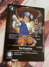 Tai Kamiya BT2-089 R Official Tournament Pack Vol. 3 Digimon TCG NM