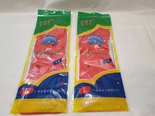  2 MAMISON Kitchen Rubber Dish Gloves sz Large Long High Latex 13757914113
