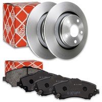 Febi Bremsscheiben Ø332Mm + BeläGe Vorne Passend FüR Jeep Wrangler 3 Jk 2.8 3.8