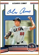 Alexander Clemmey 2023 Panini USA Stars & Stripes 18U Team AUTO