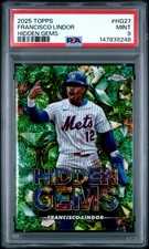 2025 TOPPS HIDDEN GEMS #HG27 FRANCISCO LINDOR PSA 9