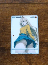 Beautiful Waifu Card - Power Casual Goddess ACG Custom DIY Fan Art Card