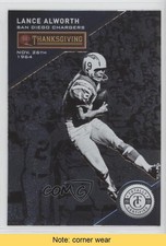 2013 Panini Totally Certified Thanksgiving Day Lance Alworth #92 HOF READ b5y