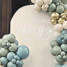 A Little Honey is on The Way Sign for Backdrop, Felt Baby Shower Decorations ...