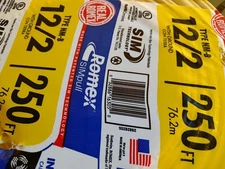 Southwire 250 ft. 12/2 Solid Romex SIMpull CU NM-B W/G Wire Romex